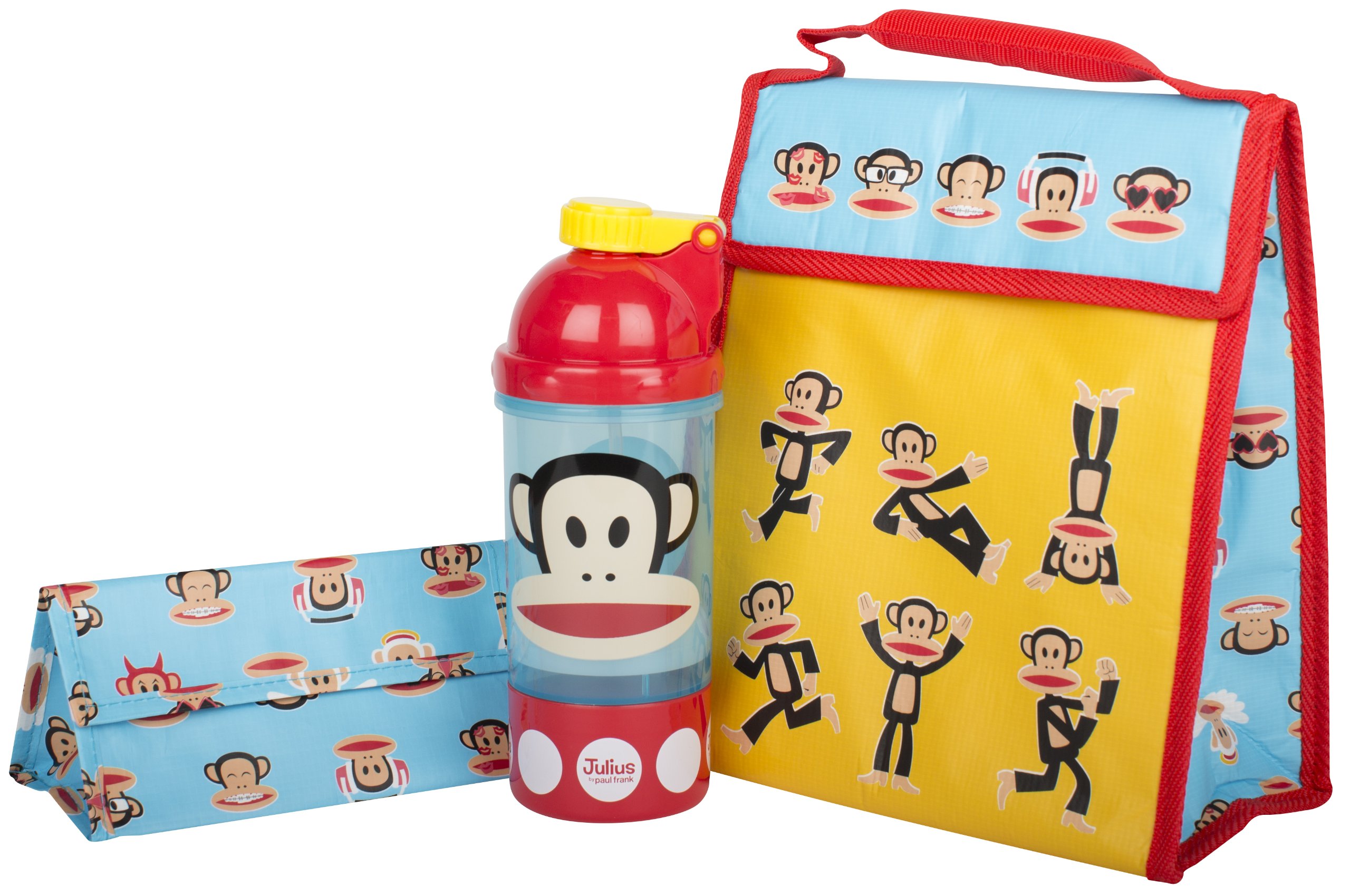 Zak Designs 3-Piece Lunchtime Set, Paul Frank
