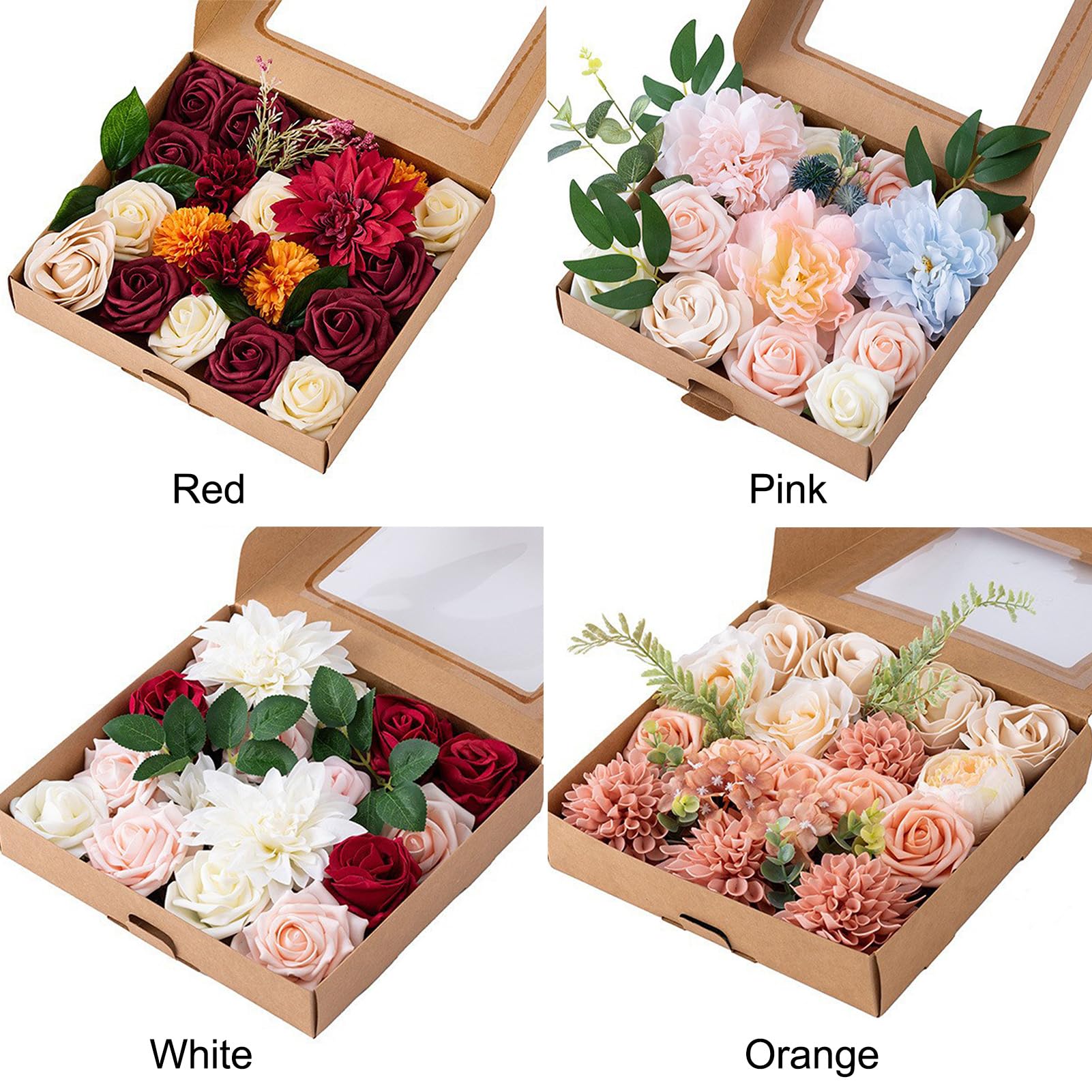 72 Rose Finte In Schiuma 3.5 Cm Per Decorazioni E Fai Da Te | Mini Fiori Artificiali Per Bomboniere E Artigianato - 6