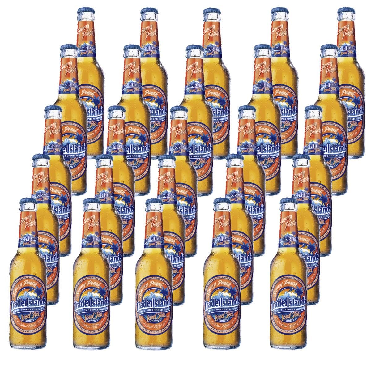 Trade Islands Iced Tea Sunny Peach 25 Flaschen je 0,33l incl Mehrweg Pfand