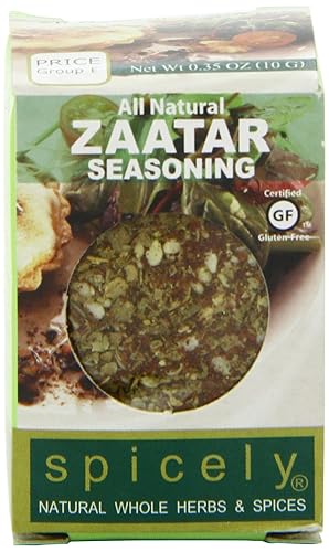 Spicely Organic Seasoning Zaatar 035 onzas paquete de 6 Spicely Organic Seasoning Zaatar 035 onzas paquete de 6