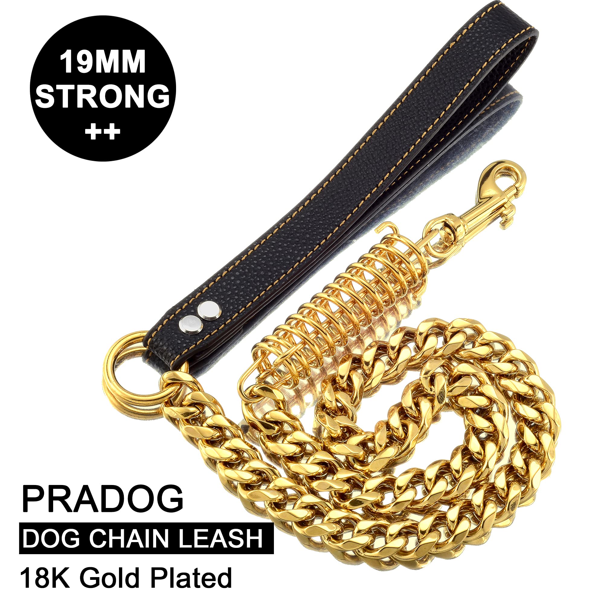 Amazon.com : Pradog Dog Chain Leash Dog Heavy Duty Strong Chew