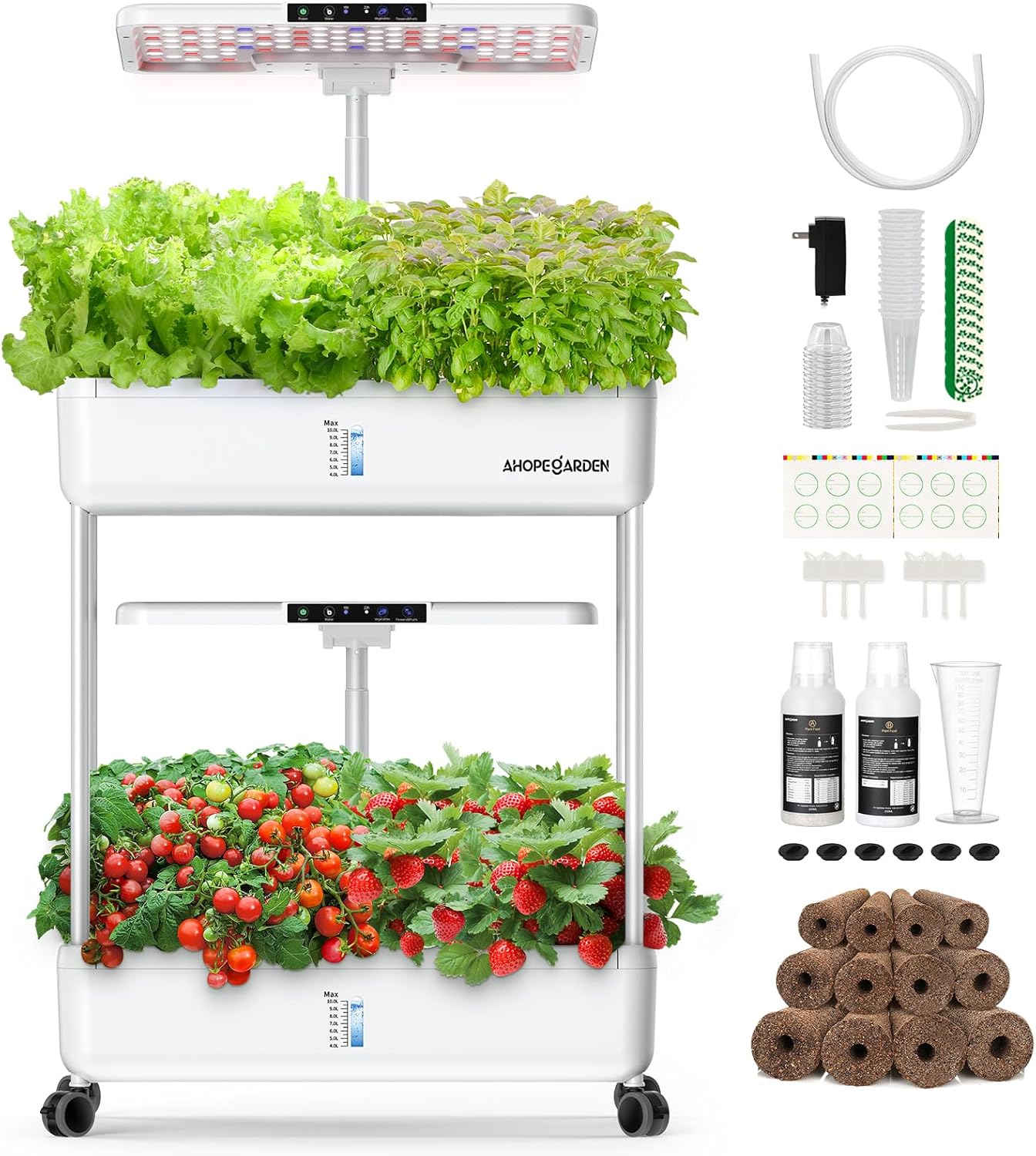 Hydroponics Growing System Indoor Garden with 87pcs Seed Compatible