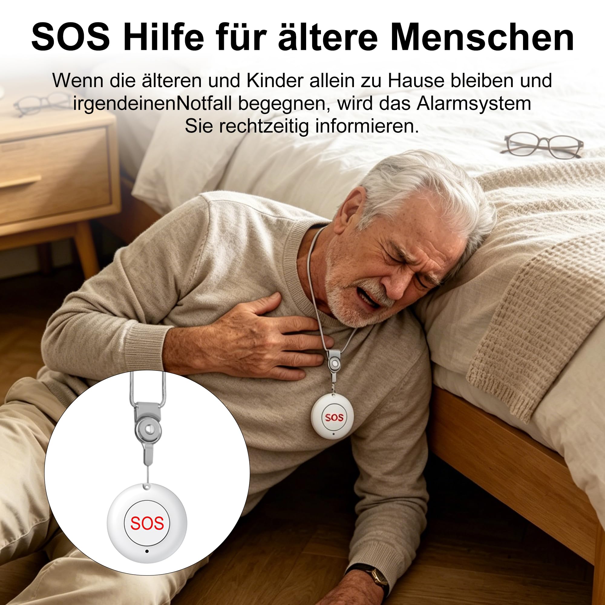 Alarmanlage Haus WLAN, Touchscreen, App-Steuerung– 13-teiliges Sicherheitssystem für Haus, Alarmsystem für zuhause mit Bewegungsmelder, Tür sensoren, Fernbedienungen, Alarmsirene