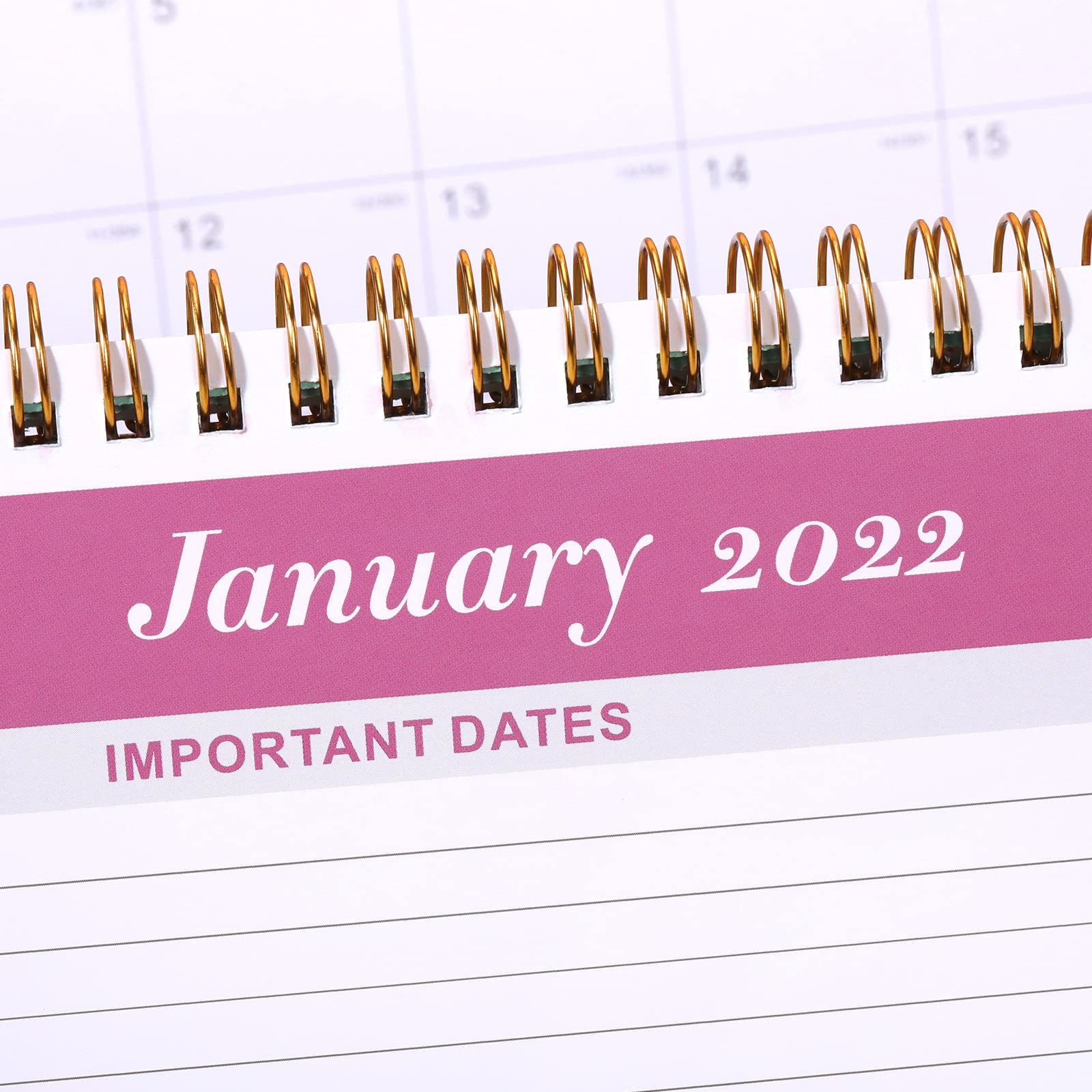 Desk Calendar 2022 Standing Flip 2022 Desktop Calendar with Thick