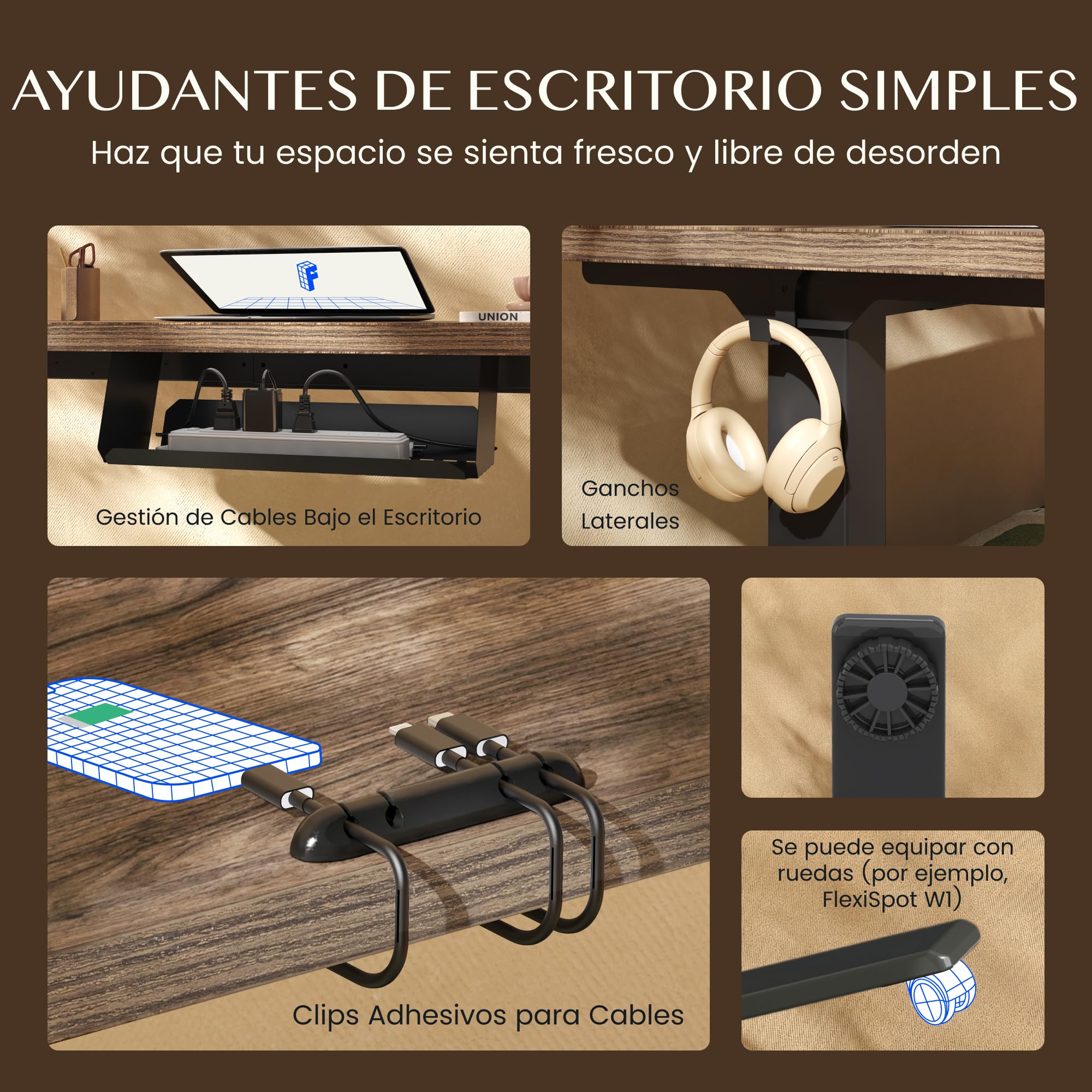 FLEXISPOT E1 Pro Escritorio Elevable Eléctrico 2 Motores Altura Ajustable | Compatible con tableros de 120-180 cm, soporta hasta 100 kg, panel con 4 memorias y garantía de 5 años, Blanco