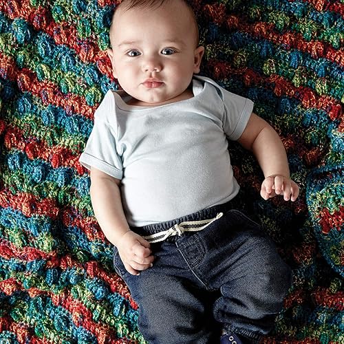 Miniatura 5 de Bernat Softee - Hilo para bebé, 5 onzas, calibre 3, ligero, verde hierba