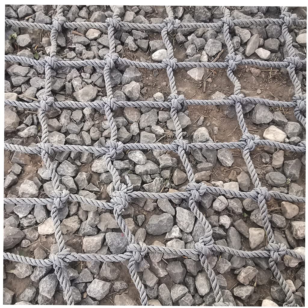 GTHTUHFD Climbing Net Outdoor Children Climbing Net Nylon Rope Net Stair Protection Net Safety Fence Net Cargo Net Child Safety Net Crib Netting Garden Netting Dia 8Mm,8x8cm-3X4m/9.8X13.12ft