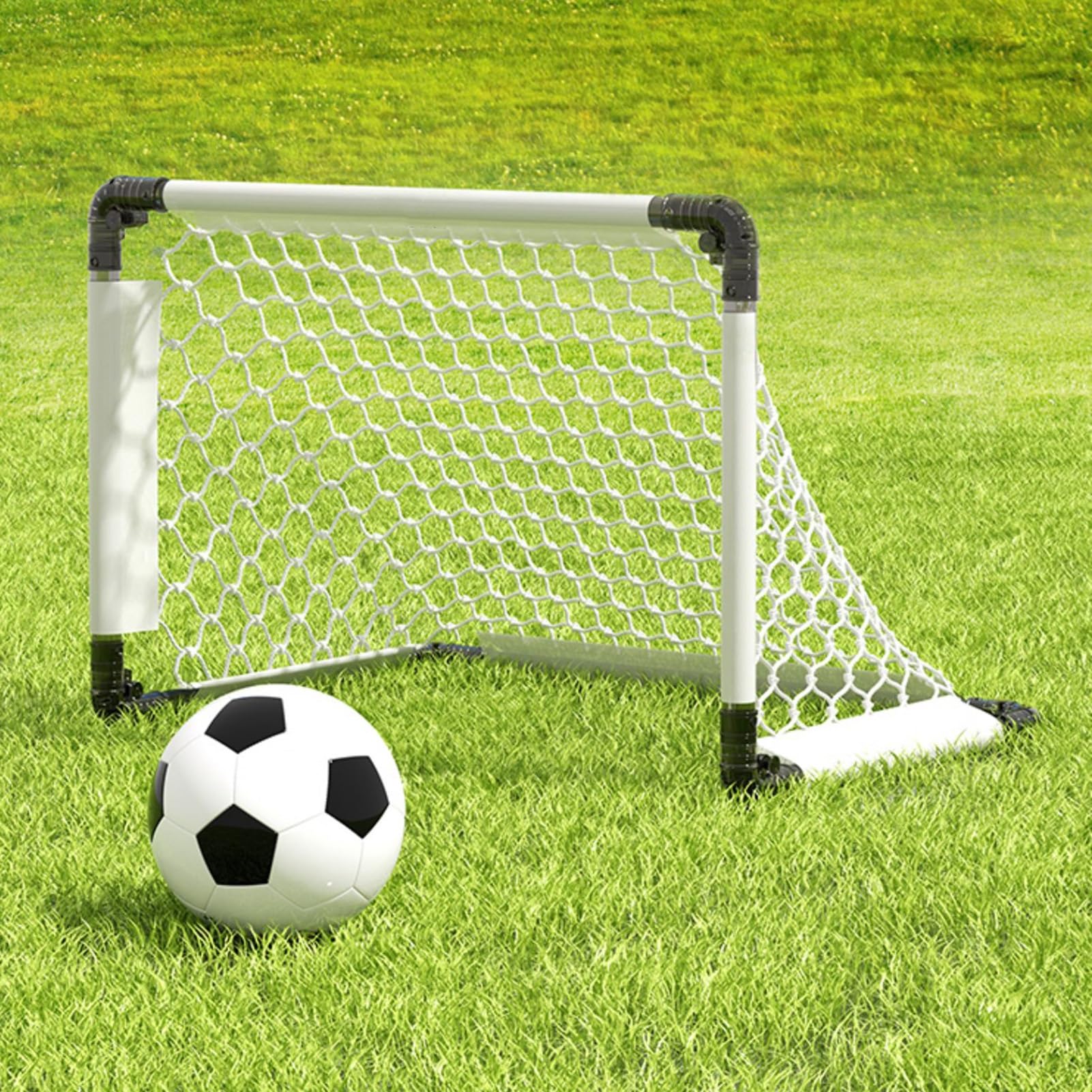 Porterías de fútbol Portería de fútbol Plegable, Equipo de Entrenamiento para jóvenes, con Bolsa de Transporte portátil, para Interiores y Exteriores.