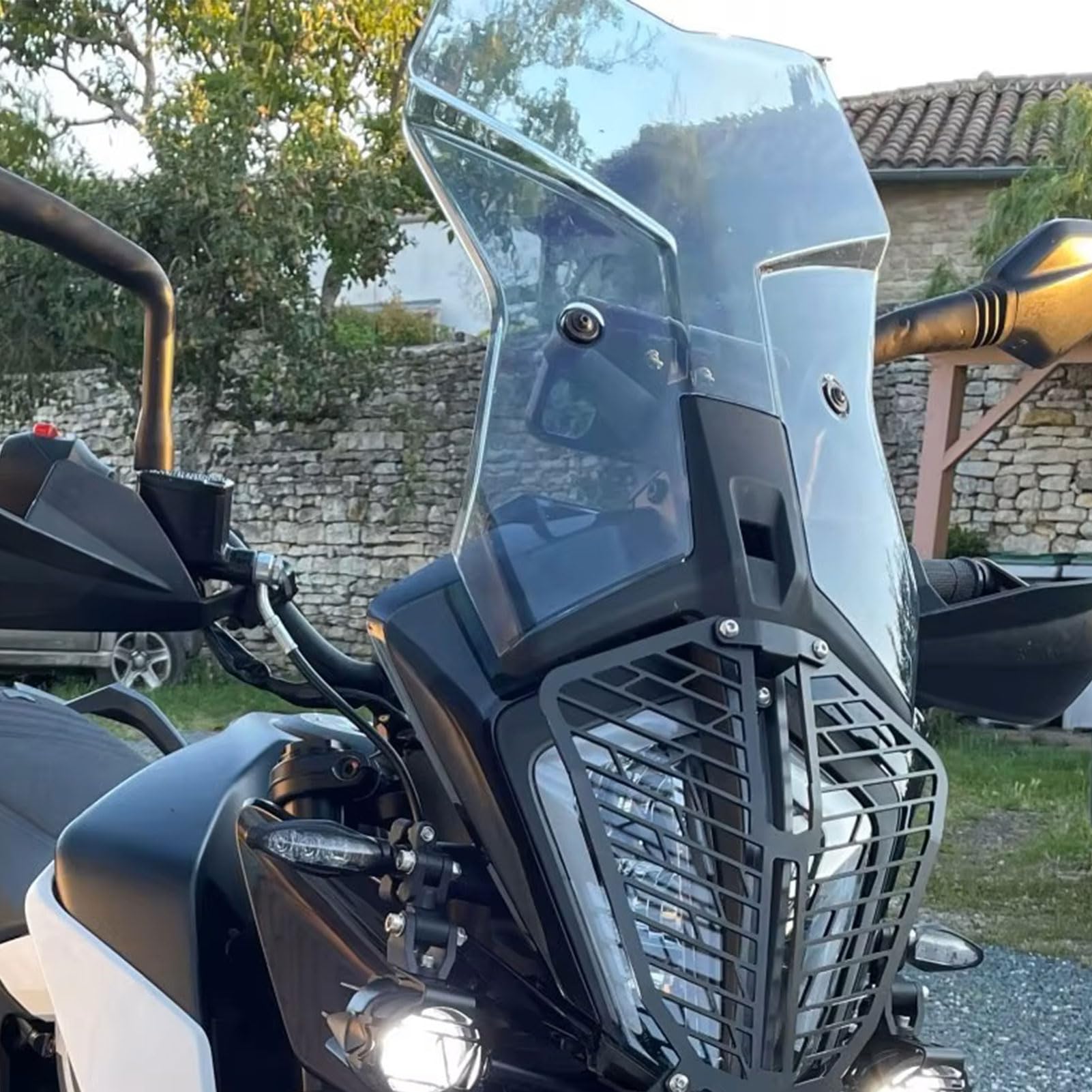 Pare-Brise Moto Pour Avant 390 Adventure 2020 2021 2022 2023 En Polycarbonate PC Fumée Légère
