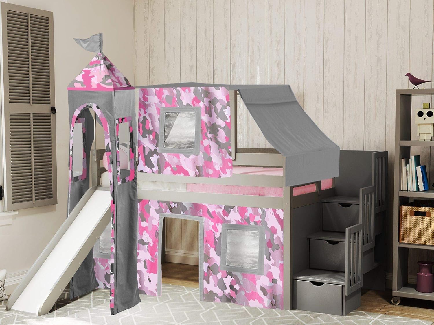 camo bunk bed