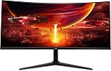 Acer Nitro XZ342CU V3 34" Gaming Monitor (86 cm Screen) UWQHD, VA, 180Hz DP, 100Hz HDMI, 4ms (GTG), DP 1.4, 2x HDMI 2.0, Curved, Height Adjustable, FreeSync Premium - 1