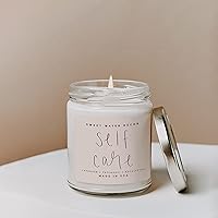 Vista 45 de Sweet Water Decor, Be Still and Know, Vela de cera de soja perfumada con sal marina, jazmín, crema y madera para el hogar, velas cristianas