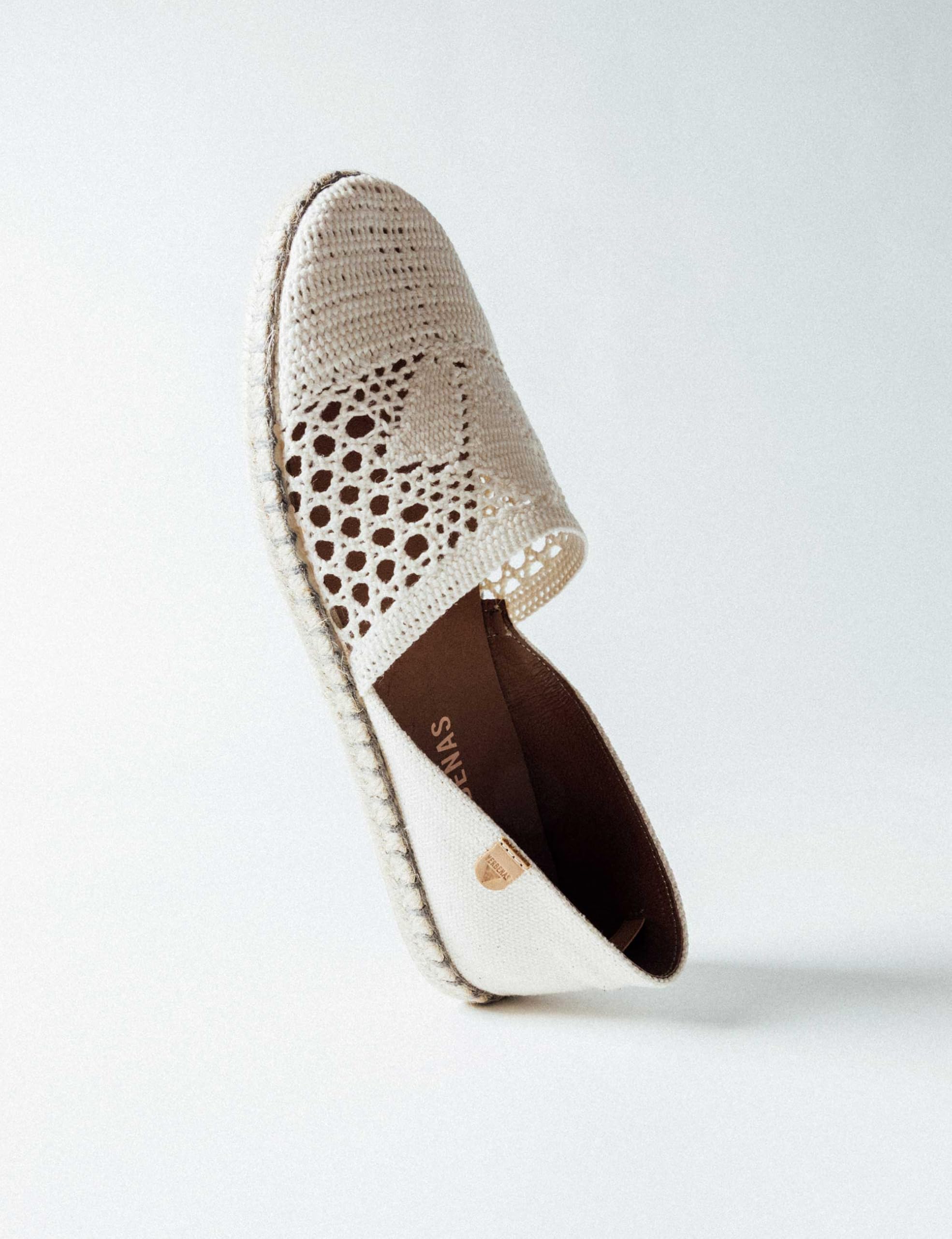 VERBENAS Alpargatas Carmen Crochet Beige