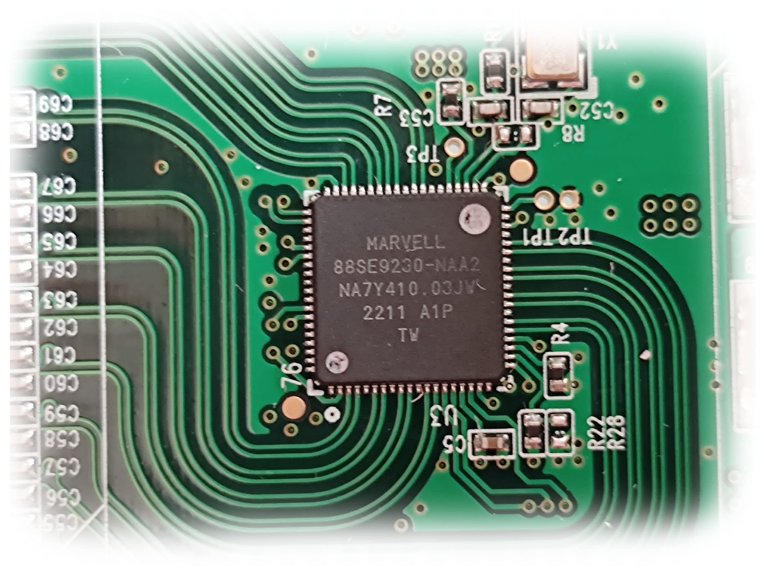 Carte contrôleur PCIe SUNIX 4 ports SATA 1 eSATA et un port IDE avec