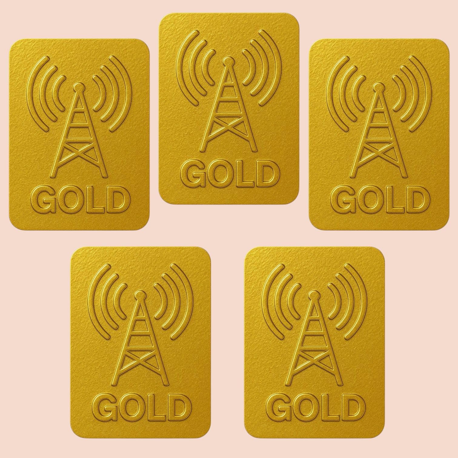 Radiation Blocker Mobile Gold Chip Sticker for Safer Mobile Use by All Ages-image-22