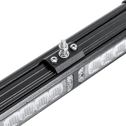 Miniatura 18 de LAMPHUS SolarBlast SBLS104 barra de luces LED de alerta de emergencia e indicación de tránsito, 47 pulgadas, 40 W - ÁMBAR AZUL, Rojo Rojo