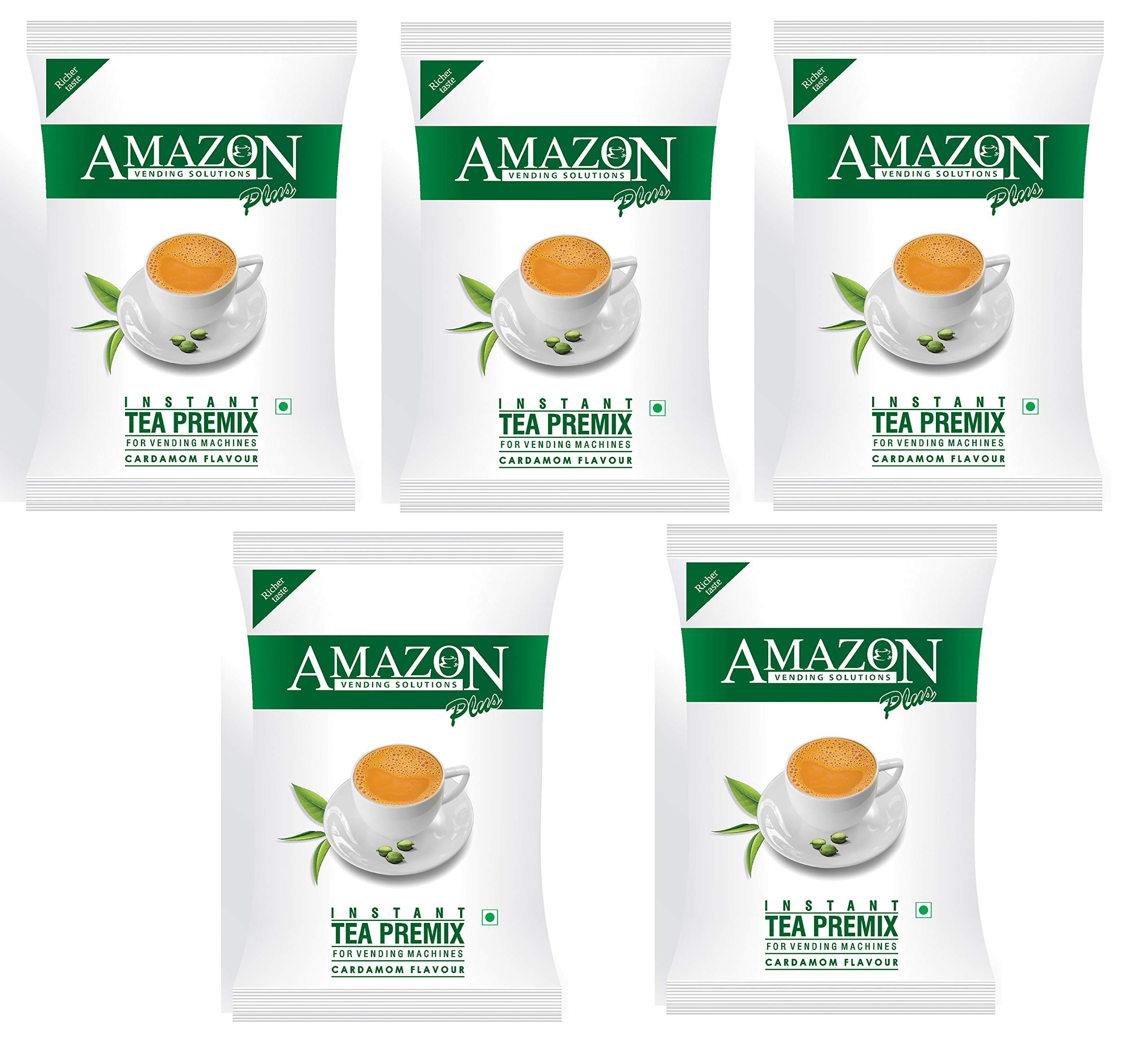 AMAZON 3 in 1 Instant Cardamom Plus Tea Premix (Premix Contains Tea, Milk and Sugar) for Vending Machines 5 Kg