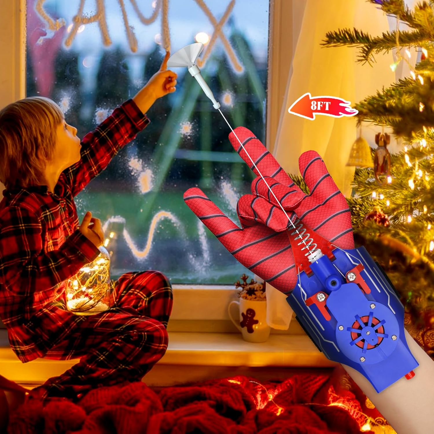 Spider Web Shooter, Real Web Slinger That Actually Shoots for Kids, Cool Toy Things for Superhero Fans