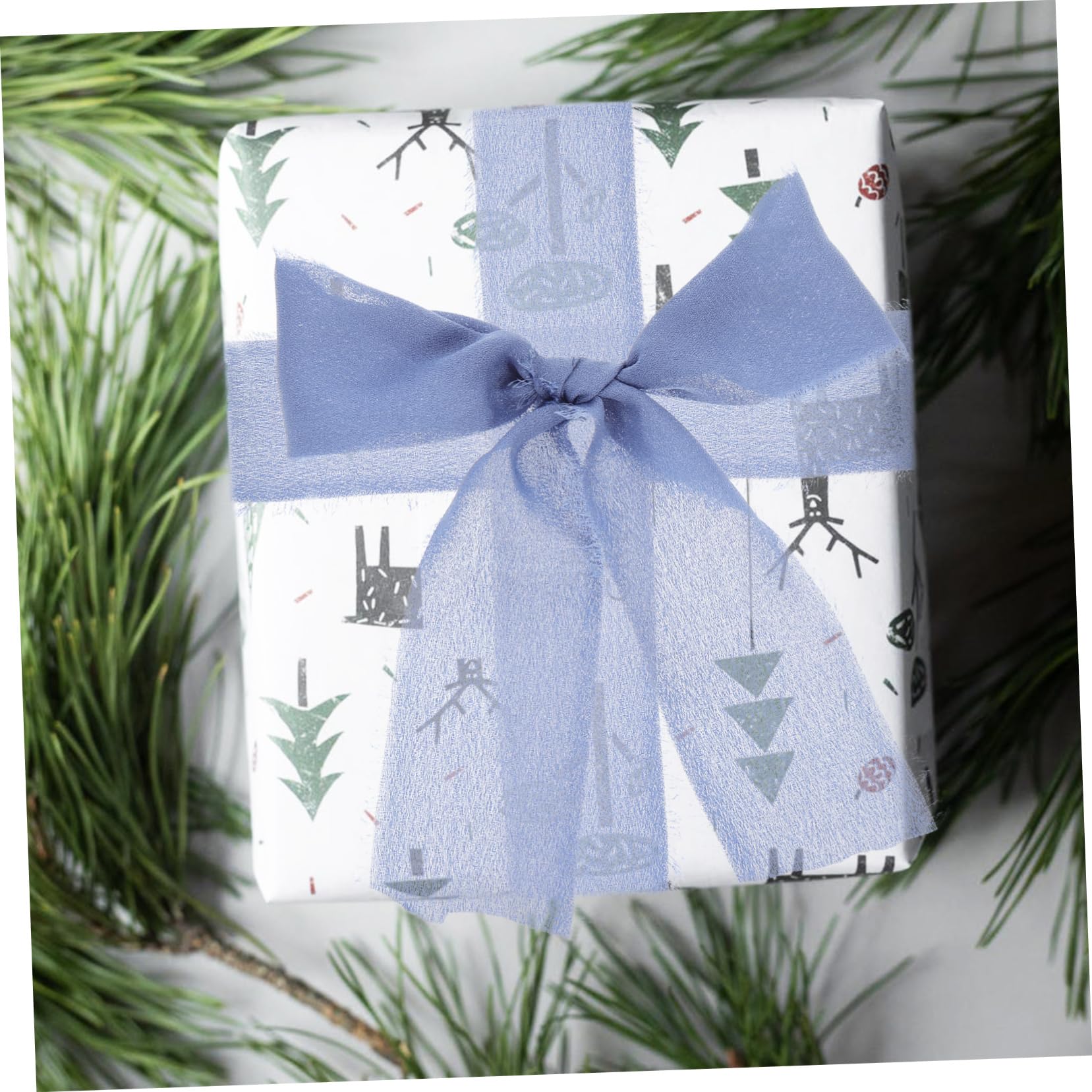 VILLCASE 12stücke Teiliges Fransenband Aus Chiffon Yards Pro Für Hochzeitsdekoration Blumensträuße Und Geschenkverpackungen