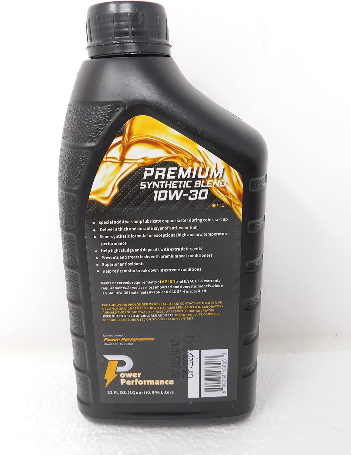 Power Performance 10W-30 Synthetic Blend Oil Change Kit for Kohler 52 050 02-S and Fuel Treatment
