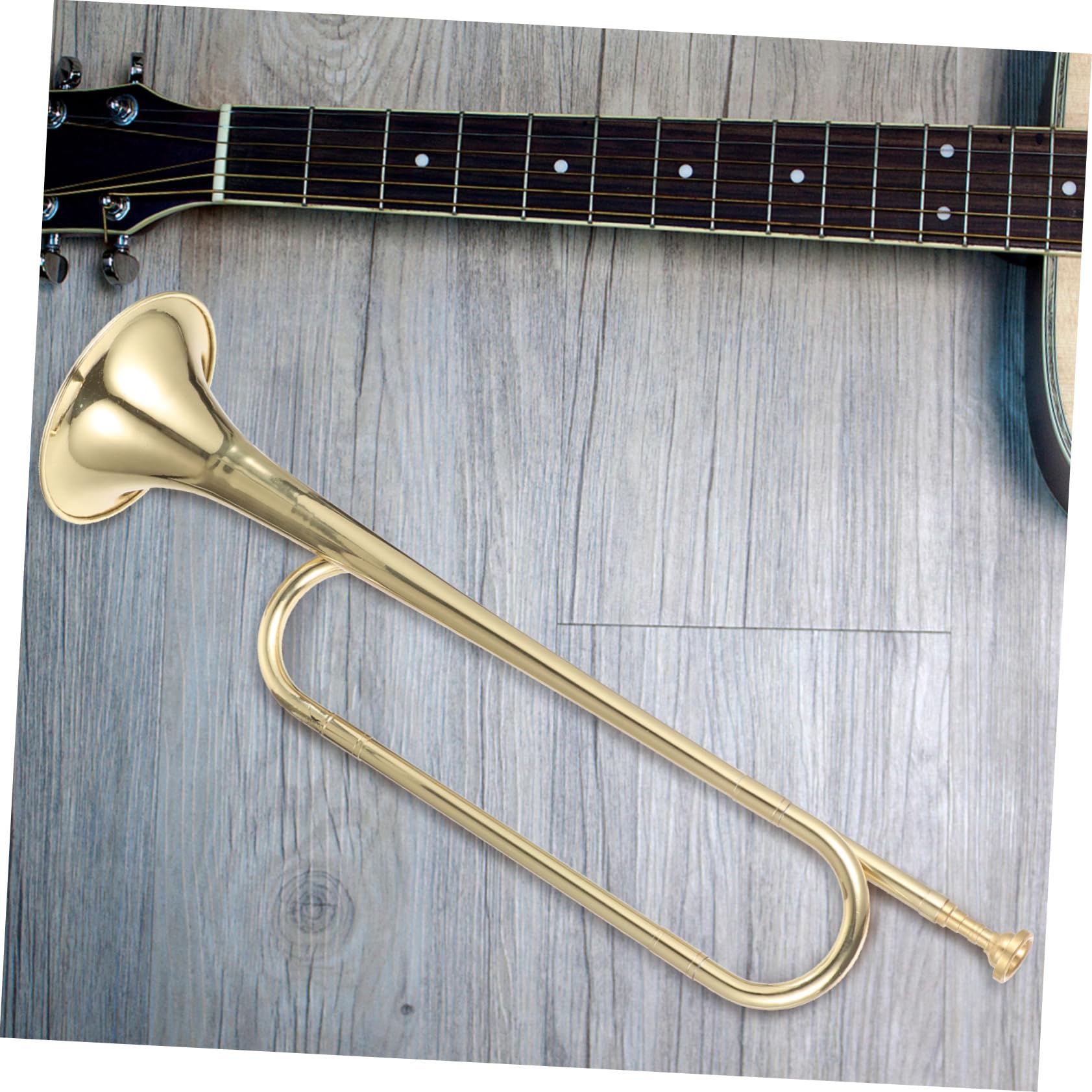 Tromba in Si Bemolle in Ottone Dorato, Strumento Professionale per Studenti