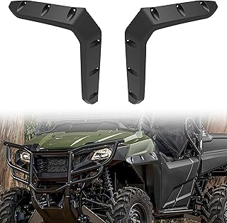 KEWISAUTO Front Fender Flares Kit for Honda Pioneer 700-2P 700-4P 14-22, Front Mud Flaps Mud Guards Extension for Honda Pioneer 700 2P 4P DELUXE 2014-2022 Accessories (2PCS, Replace OE# 08P70-HL3-600)