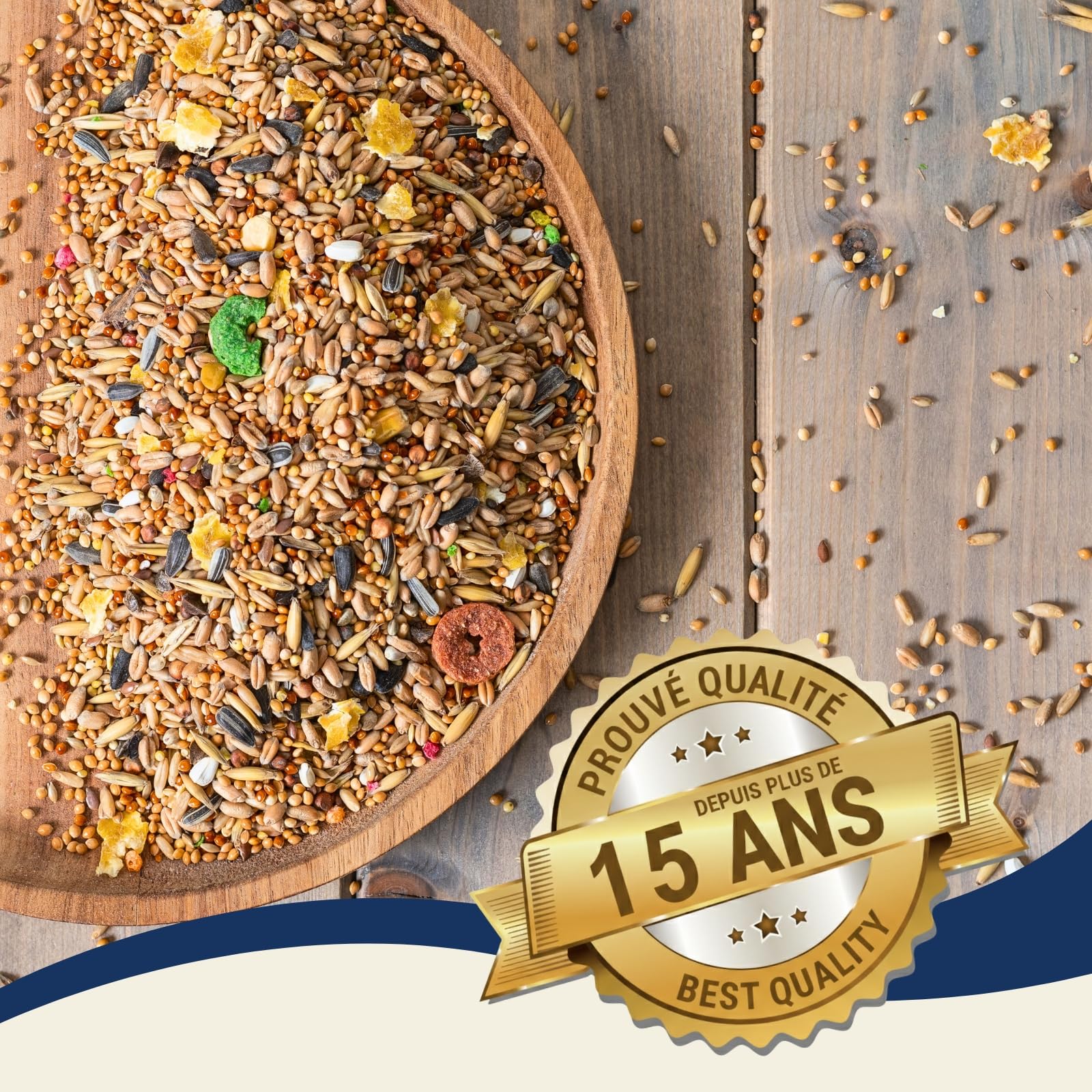 Lyra Pet® 25 kg Nymphensittichfutter Großsittichfutter Alleinfutter Vögel | Vogelfutter für Sittiche - Nahrhaftes Futter - Energiespender für Großsittiche - Artgerecht & Natürlich