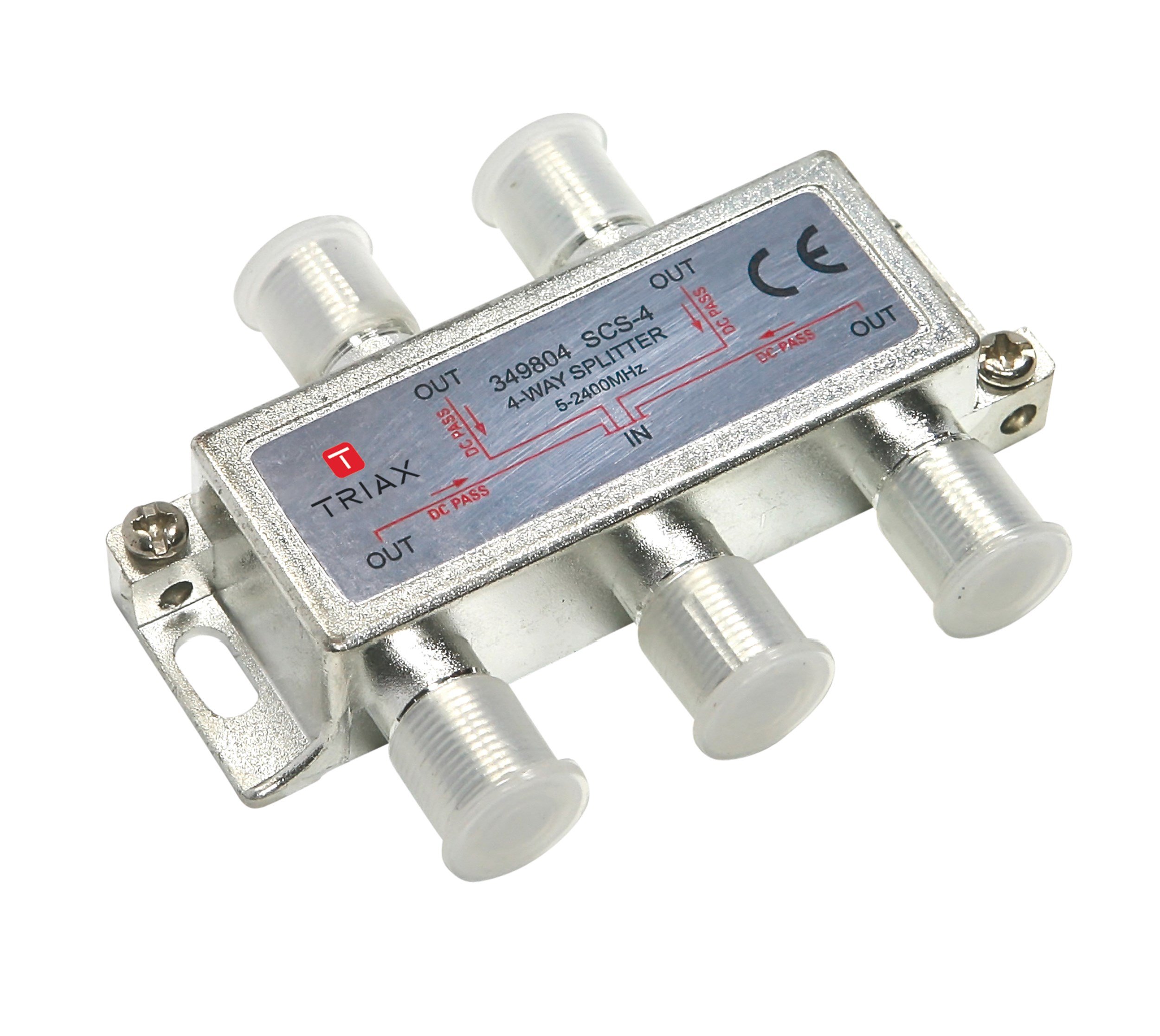 TRIAX - TSS-SAT 4 Way Satellite Splitter, 5-2400MHz