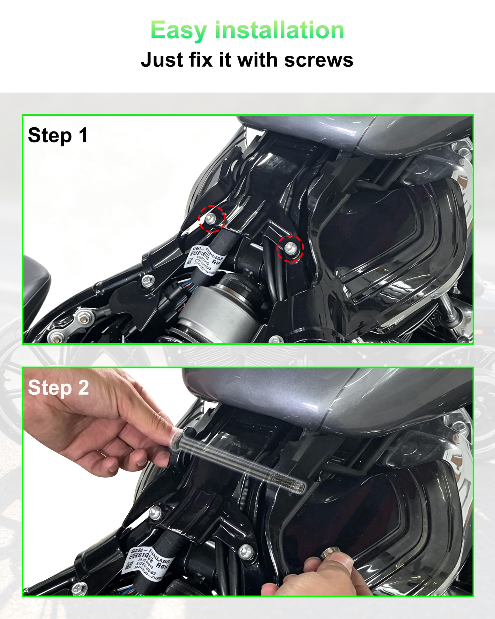 Amazon.com: VEISUTOR Saddle Shield Heat Deflector for Harley