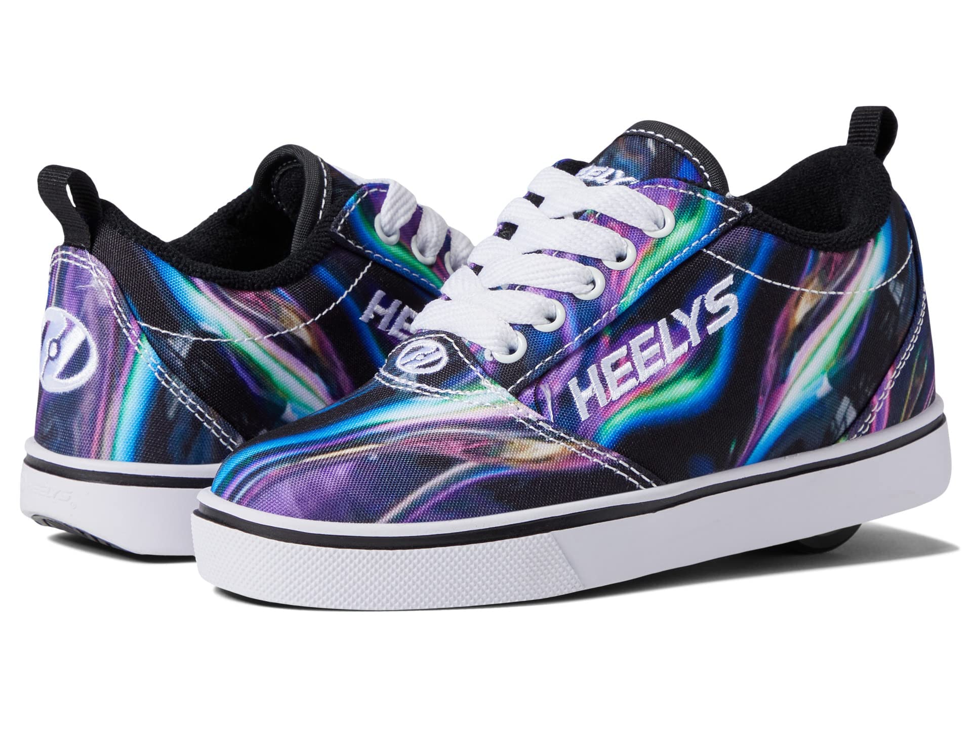 HEELYS Girl's Pro 20 Prints Sneakers (Little Kid/Big Kid/Adult) Black/Multi/Galaxy 6 Big Kid (Women's 7) M