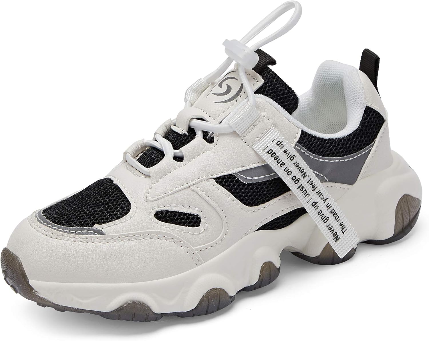 Casbeam Kids Breathable Sneakers Mesh Lightweight Easy Walk Casual Sport Strap Athletic Running Shoes for Boys Girls