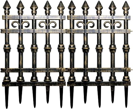 Fun World 35"" X 29"" Brass Graveyard Gates Halloween Props | Halloween Gates Standard, Gray