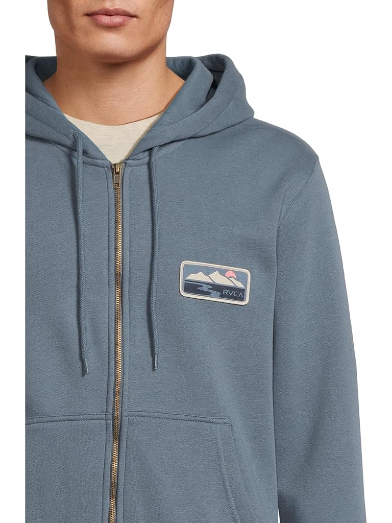 Beige RVCA Peak Cove Zip Hood