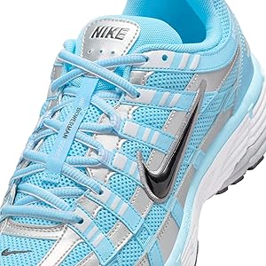 Nike P-6000 シルバー/ブルー スニーカー W Nike P-6000 Laser Blue/Metallic Silver-Uk Size 3.Brand New