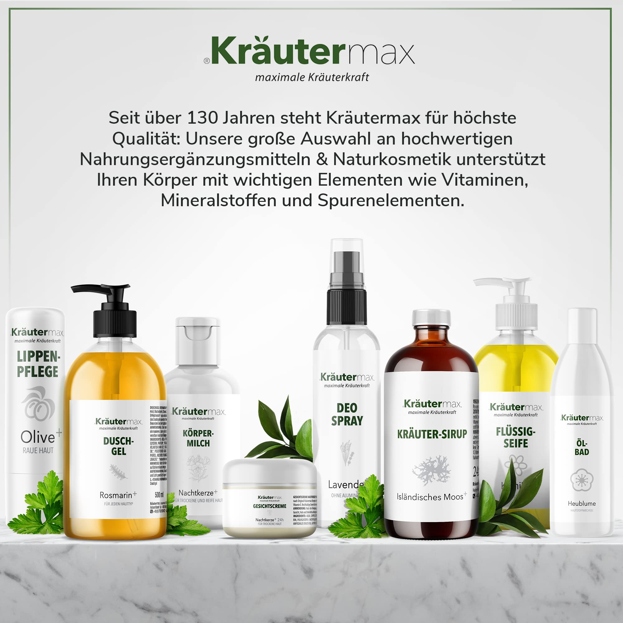 Kräutermax Leinsamen Kapseln Hochdosiert - Vegan - Pulver Linum Usitatissimum Extrakt - Glutenfrei - Leinsamenextrakt - 90 Kapseln