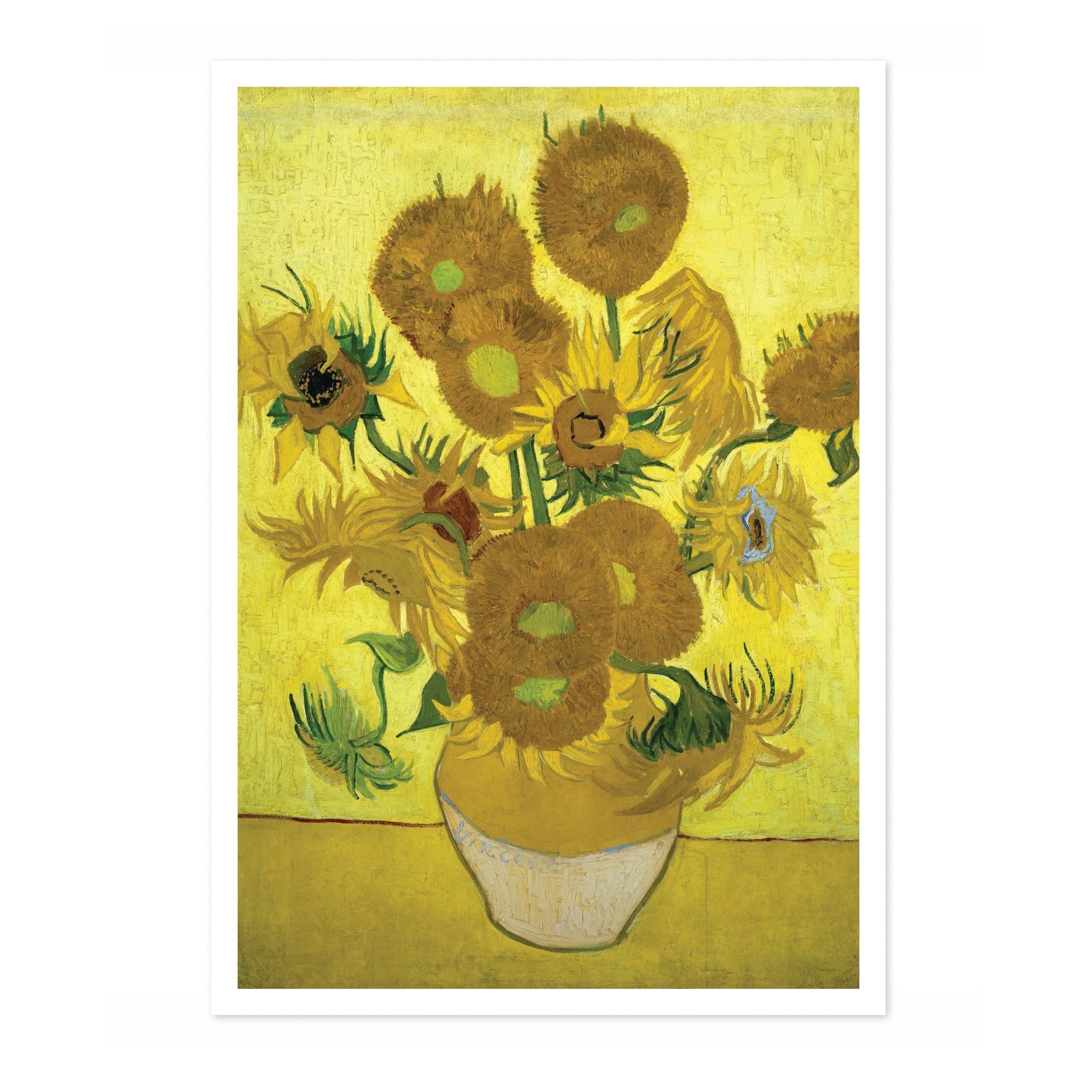 Animato Sunflowers Vincent Van Gogh Print, Classic Famous Oil Painting Print, Modern Art Exhibition, Home Decor Wall Art, Archival Matte, A3 (Print Only) - 42x29.7cm โ image 1