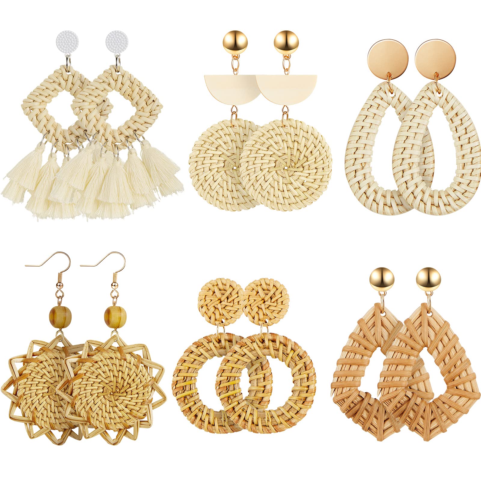 Simple crochet earrings