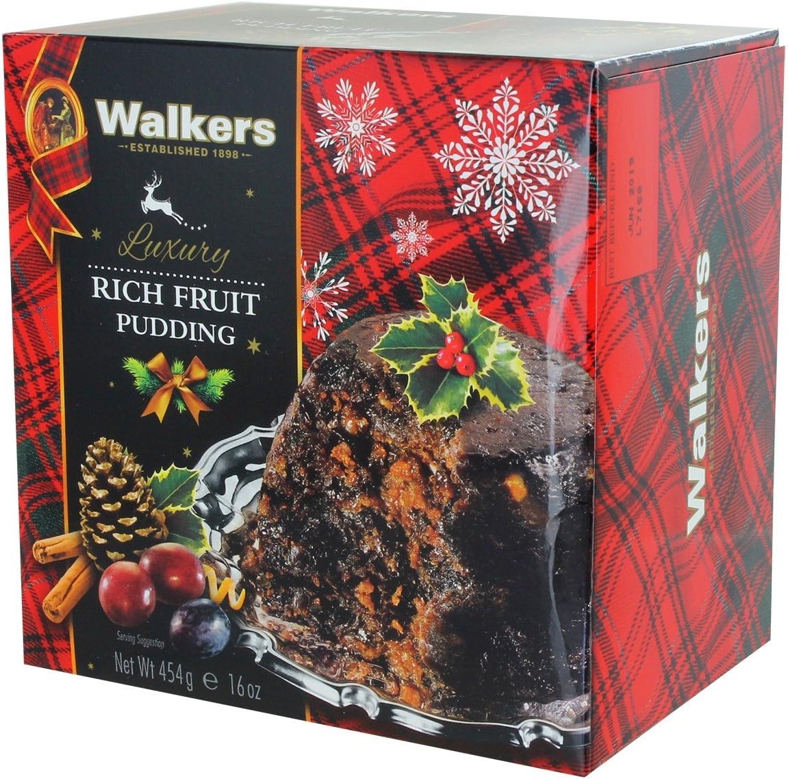 Walkers Christmas Pudding with Rich Fruit 16oz by Walkers Amazon.ca