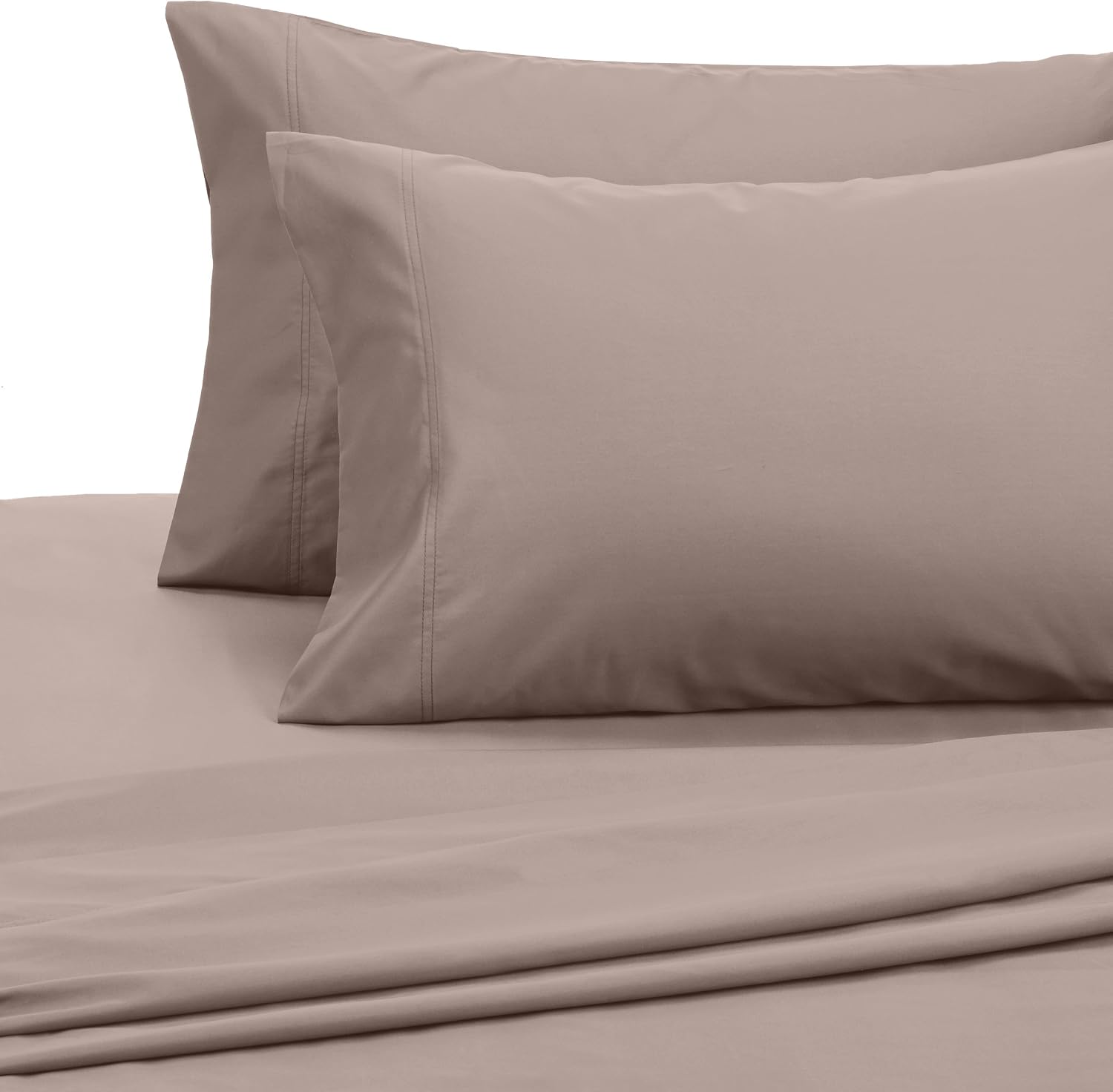 Amazon Brand – Pinzon 500-Thread-Count Pima Cotton Sheet Set - Queen, Fog Grey