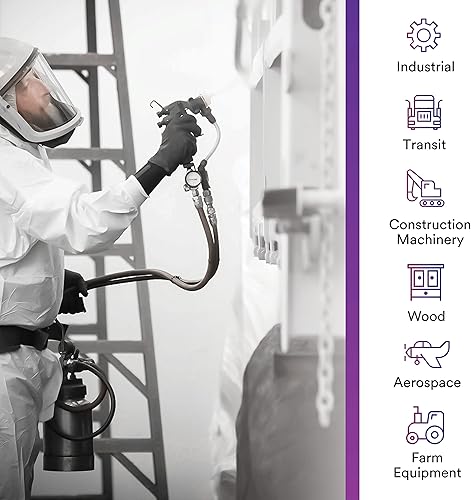 Miniatura 5 de 3M Performance Pressure HVLP - Kit de repuesto para cabezal atomizador, 26811, tamaño 1.1, amarillo, para uso con pistola de pulverización