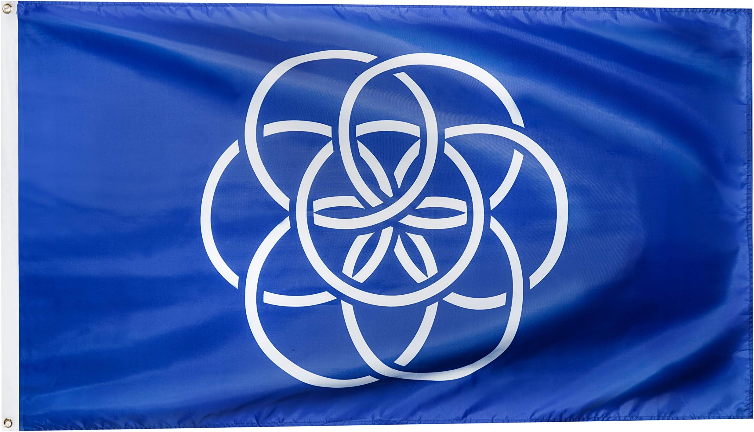XIFAN Premium Flag for International Flag of Planet Earth 3x5 Ft New Earth Flag Blue Global Citizen Banner for Indoor Outdoor Decoration