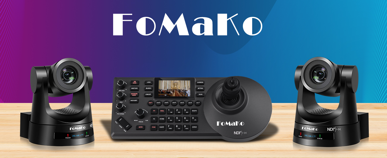 Amazon.co.jp: FoMaKo PTZ コントローラー PoE対応 3インチのLCD