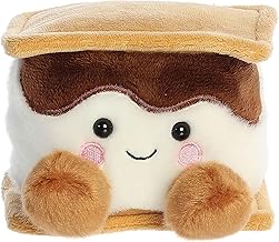 Aurora® Adorable Palm Pals™ Toastee S'More™ Stuffed Animal - Fun Collectible Plush for Kids and Adult Collectors - Perfect for Decorating Rooms and Birthday Gifts - Brown 4.5 Inches