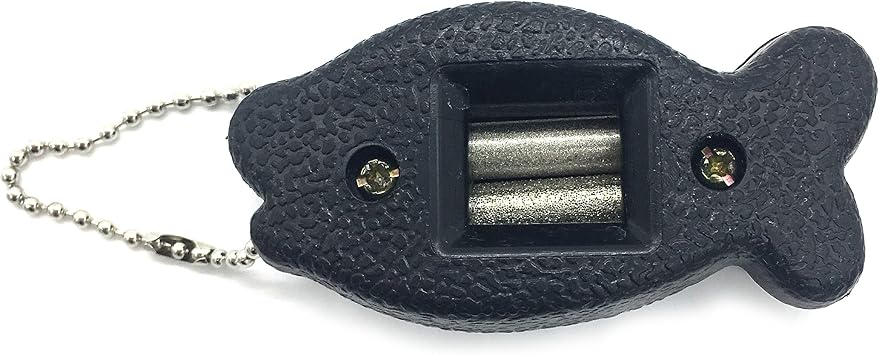 Manual Player Ice Skate Edge Blade Sharpener, 2 Sides Adjustable Coated Rolling Wheels Fine and Rough Sharpening System, Portable Repair Tool for Hockey or Skates