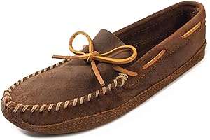 Minnetonka Men's Double Bottom Softsole Moccasin Slippers