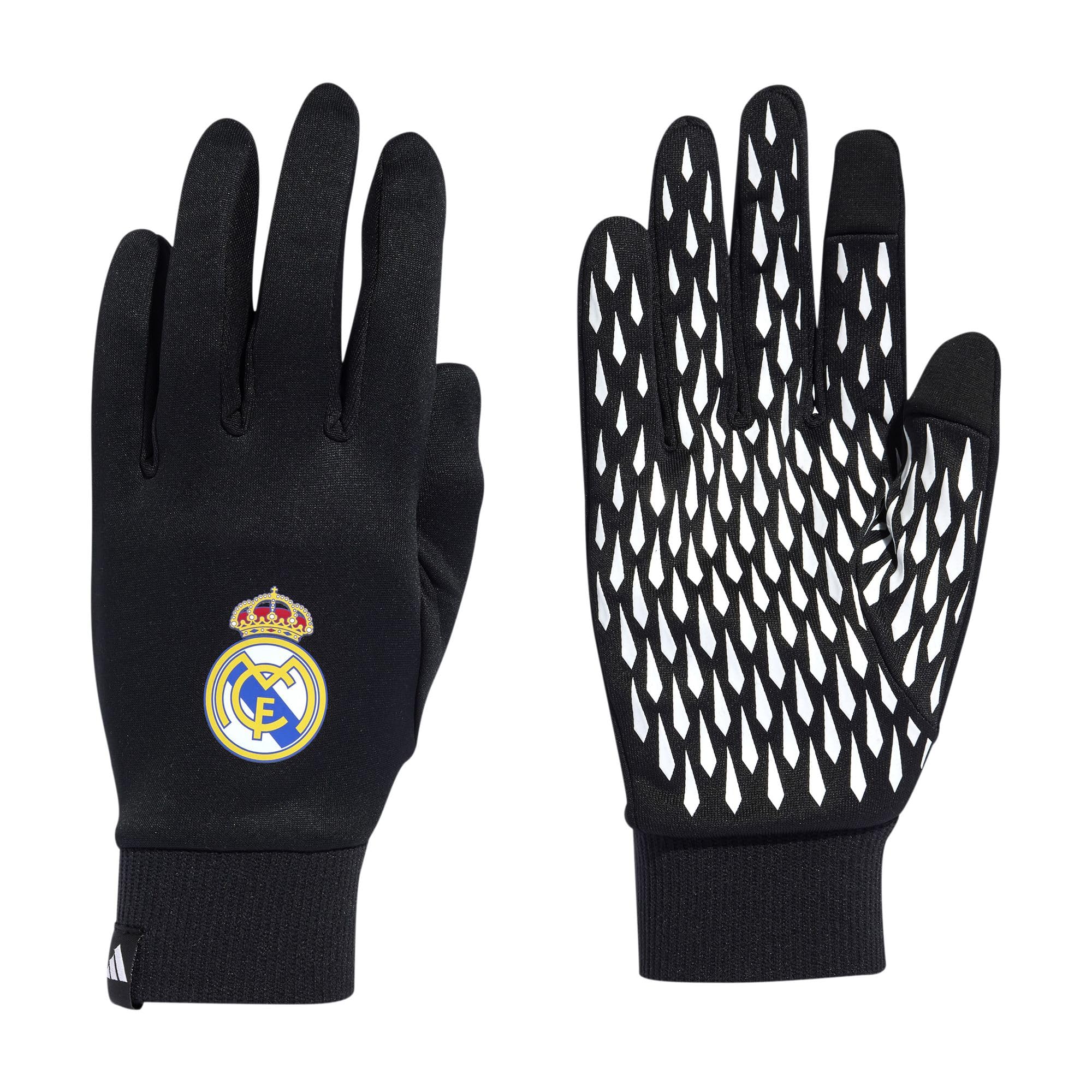 Adidas  Real Madrid Fieldplayer Gloves Adults - Black/White - Large