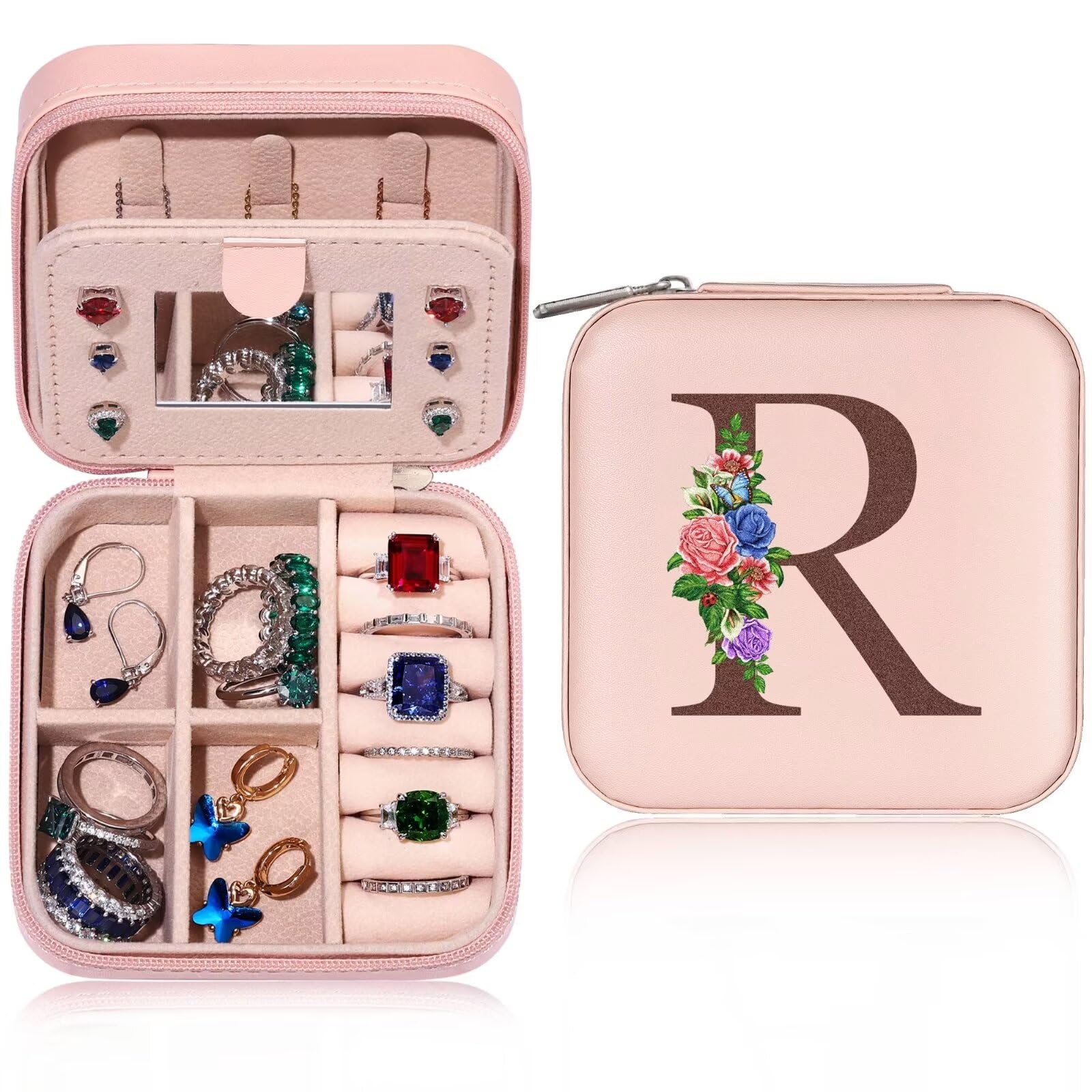 Tingn Girls R Travel Jewellery Organise Case - Personalised 18Th Birthday Gift Fo Teenage