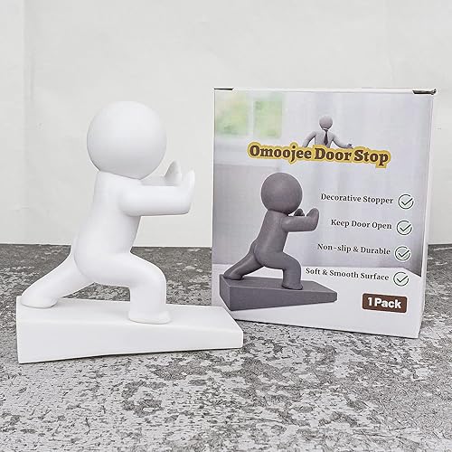 Miniatura 6 de Lindo tope de puerta tope de puerta decorativo Buddy protege tus suelos blanco 1 unidad