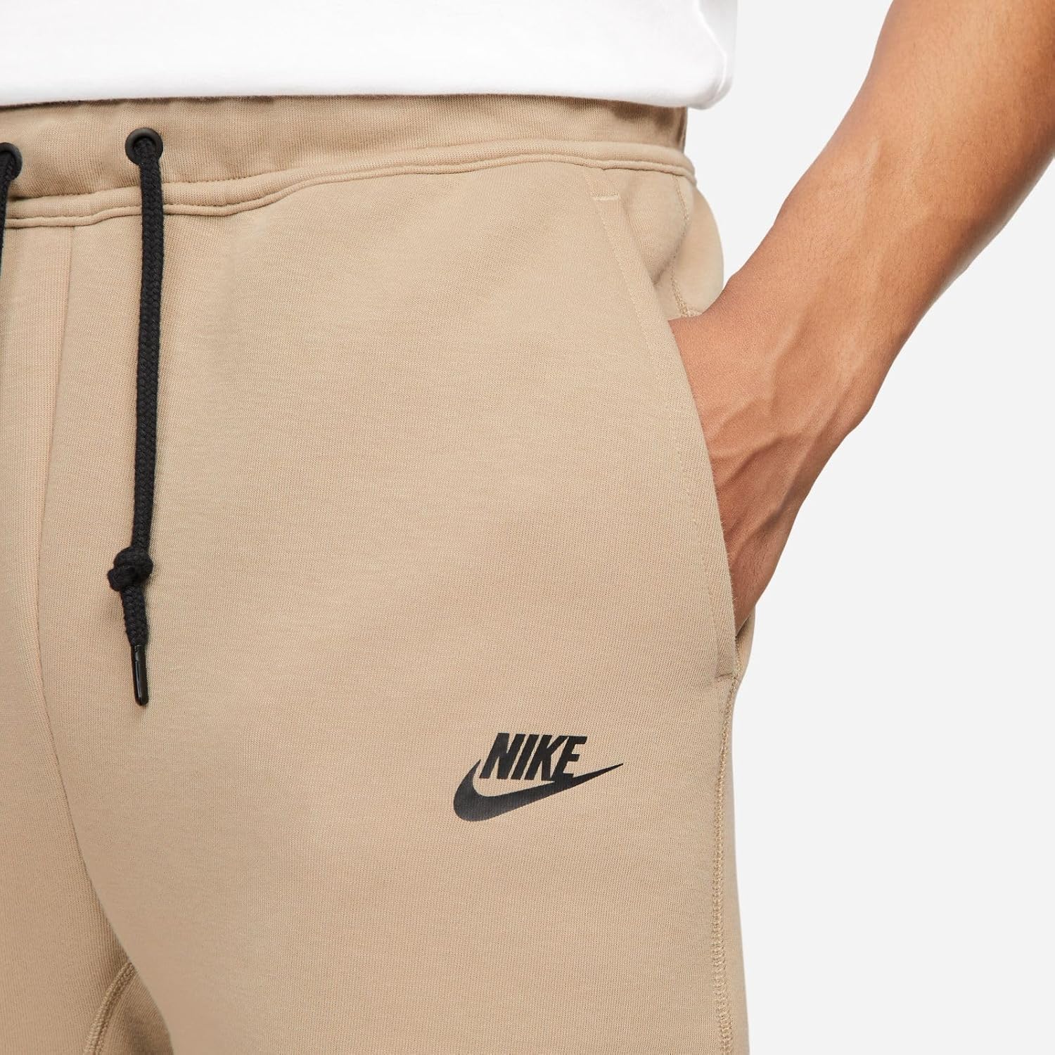 Nike Tech Fleece Jogger Pant Mens Size - L Khaki/Black