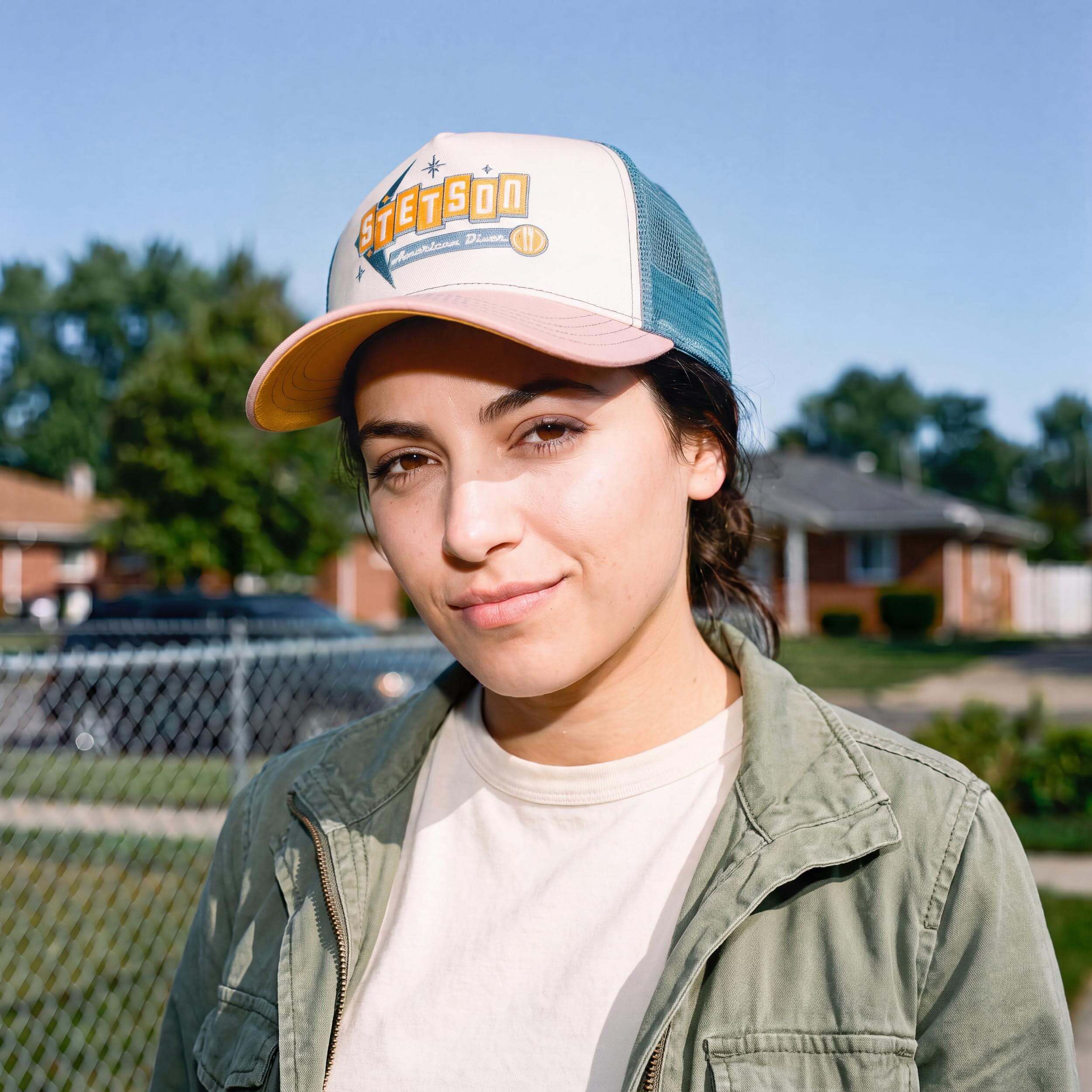 Stetson Casquette Trucker American Diner Femme/Homme - de Baseball Mesh Snapback, avec Visiere, Visiere Printemps-ete Printemps Ete